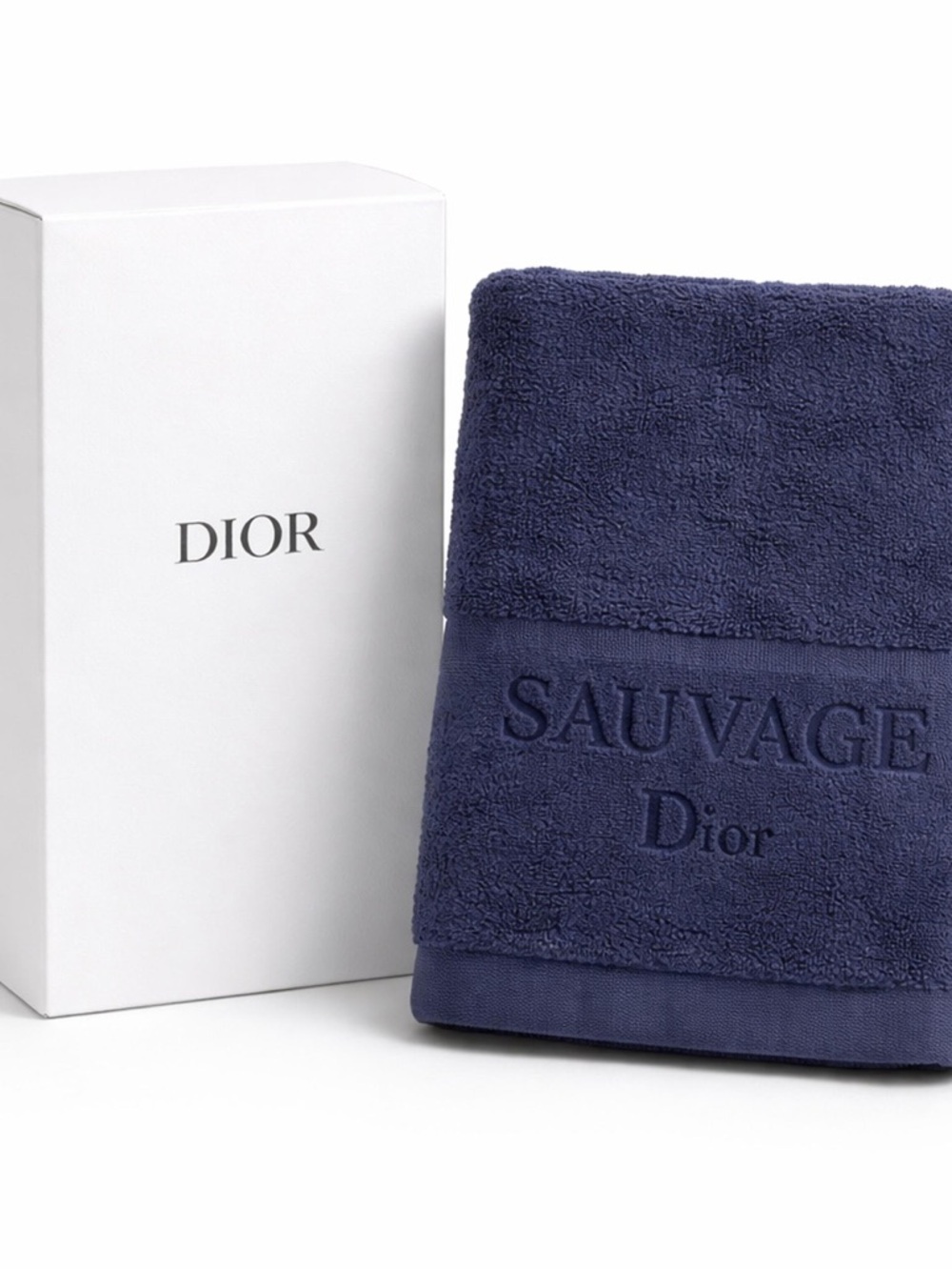 Dior Sauvage Towel & Pouch Set New logo bag GWP Sauvage Discovery Set GWP